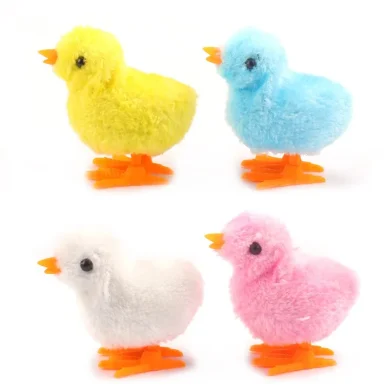 Baby Cute Cartoon Chick Wind Up Walking Toys 1 Pc - Rokomari product